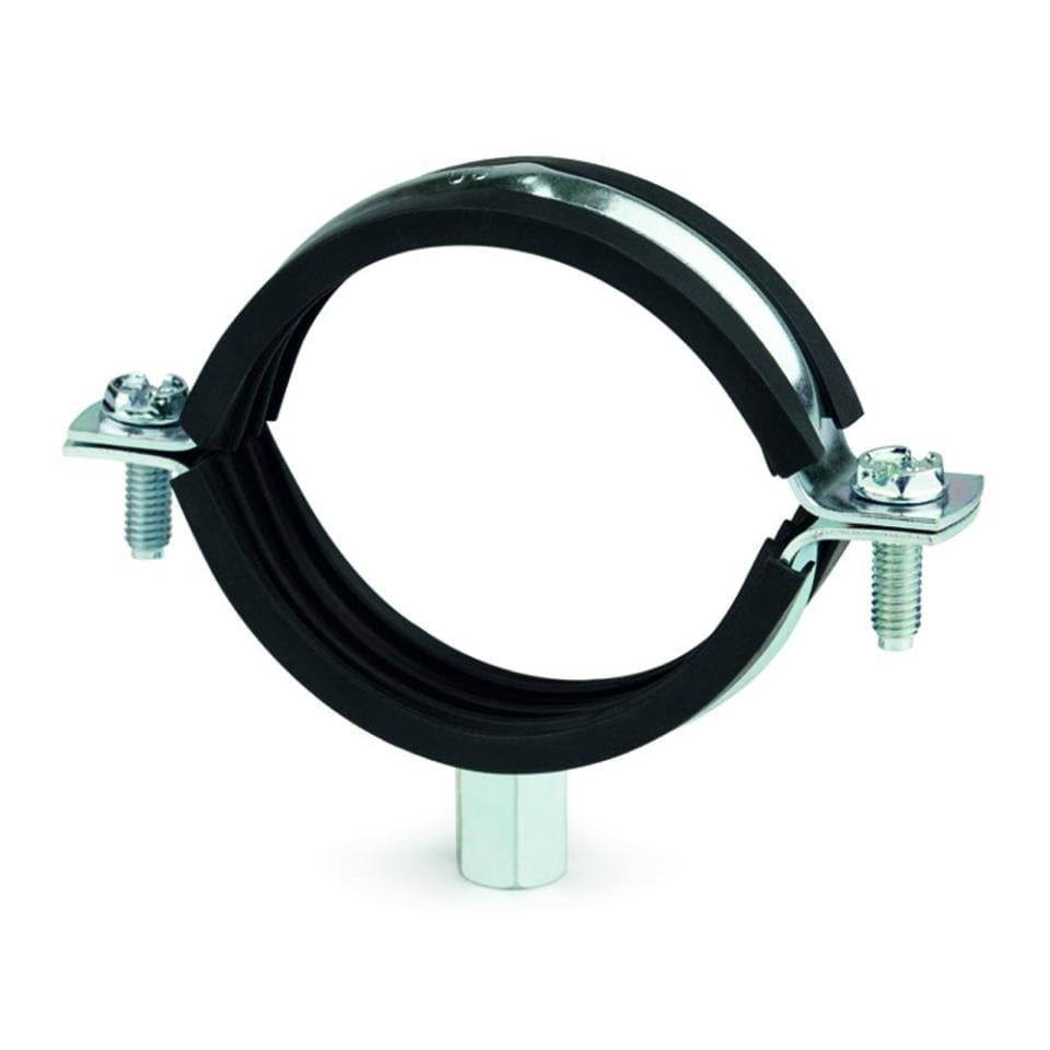 Abrazadera isofónica reforzada m8   m10 - zincada