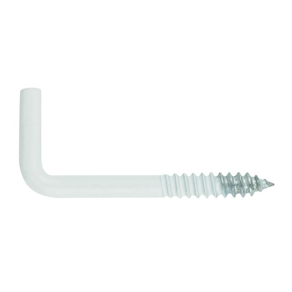 Alcayatas - alcayata roscada lacada blanca  medida