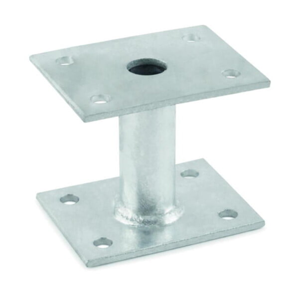 Anclajes para postes - igual  medida   70 x 90 x 7
