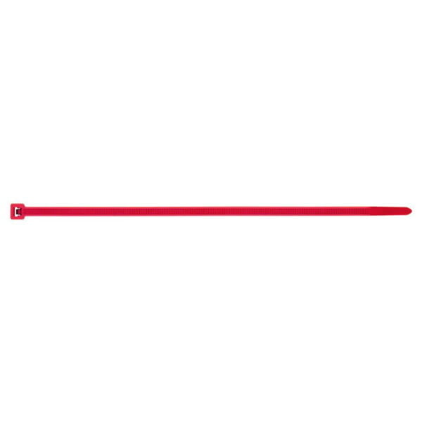 Bridas de nylon colores - rojo  medida   4 8 x 200