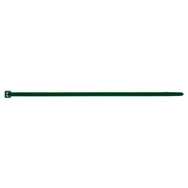 Bridas de nylon colores - verde  medida   3 6 x 20