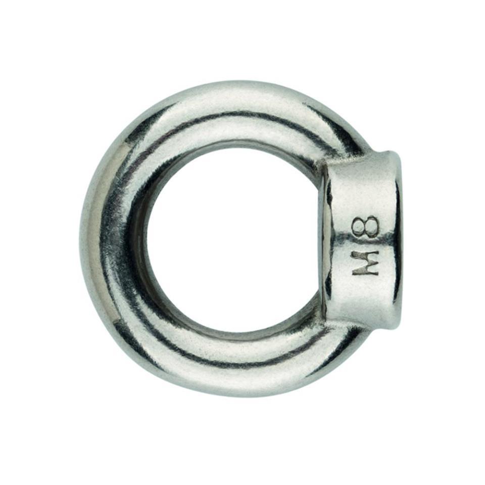 Cáncamo hembra d-582 - inoxidable a4  medida   m8