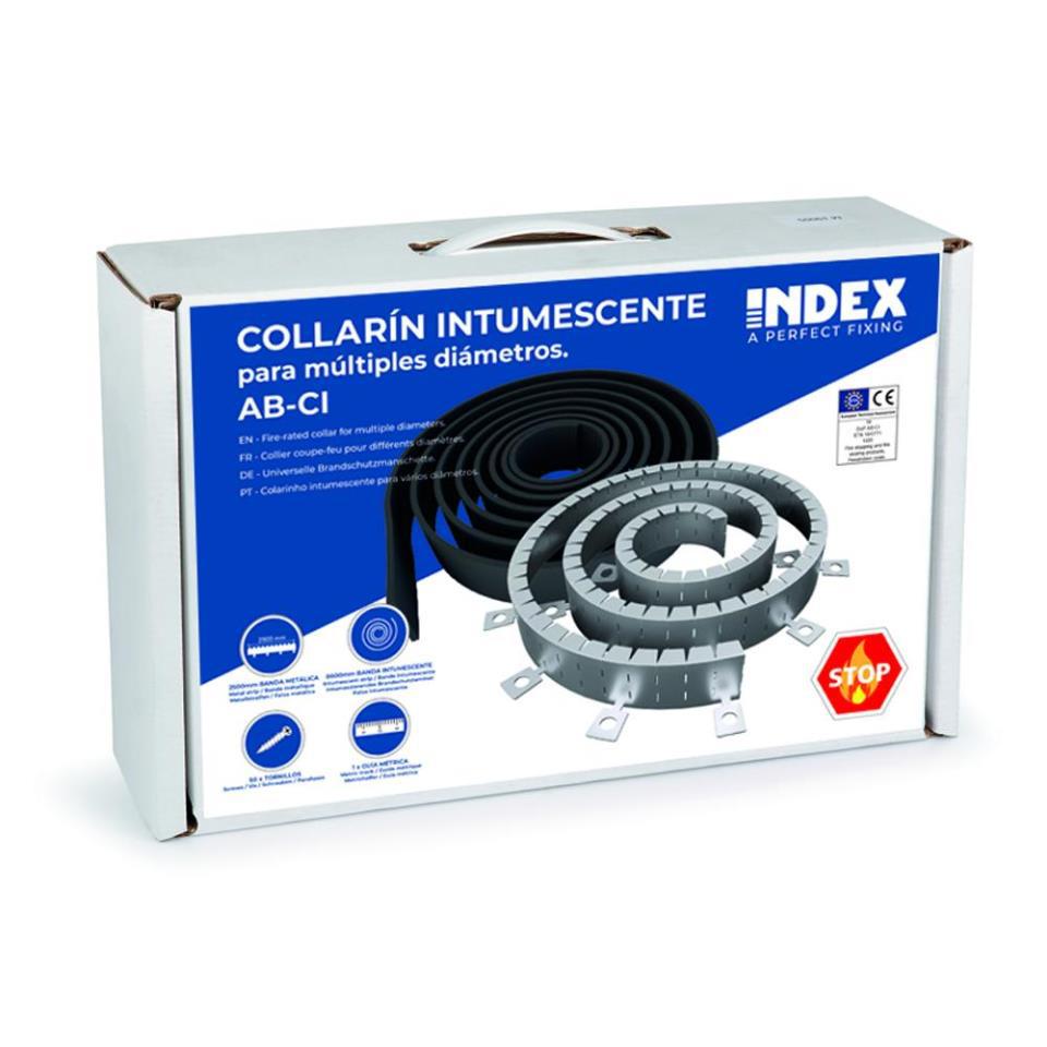 Collarín intumescente  medida   2 5 m x 50 mm