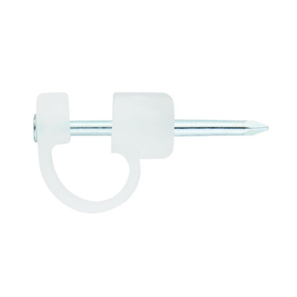 Fijaciones para cables - grapilla de nylon con cla