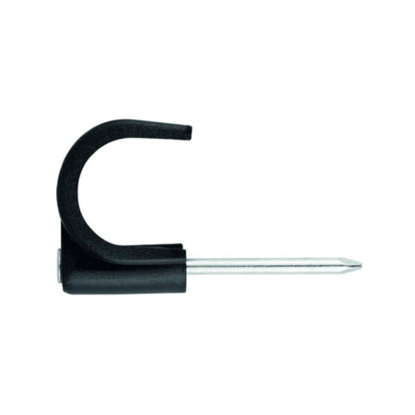 Fijaciones para cables - grapilla de nylon con cla