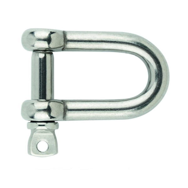 Grillete recto - inoxidable a4  medida   m16 ø32