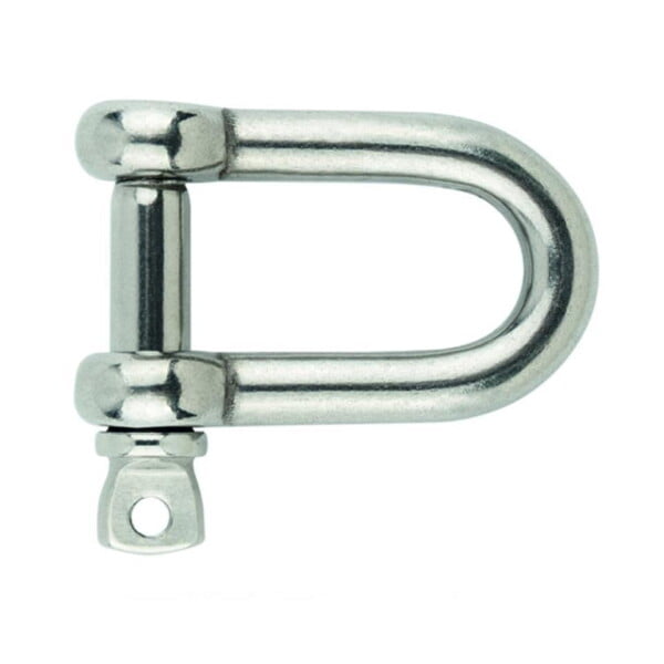 Grillete recto - inoxidable a4  medida   m20 ø38