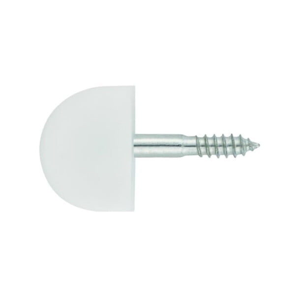 Puntas clavado - soporte vitrina blanco  medida