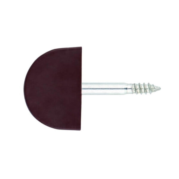 Puntas clavado - soporte vitrina marrón  medida