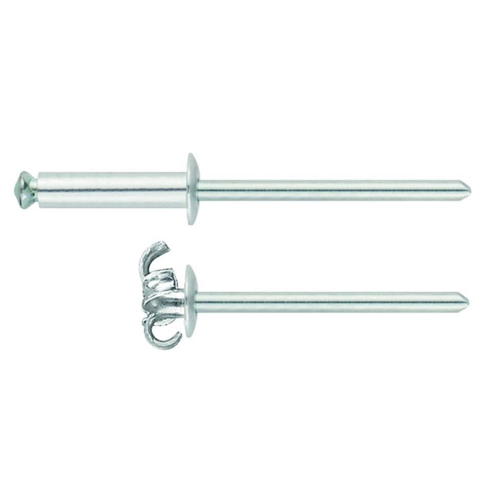 Remaches - cabeza alomada  flor  medida   4 8 x 35