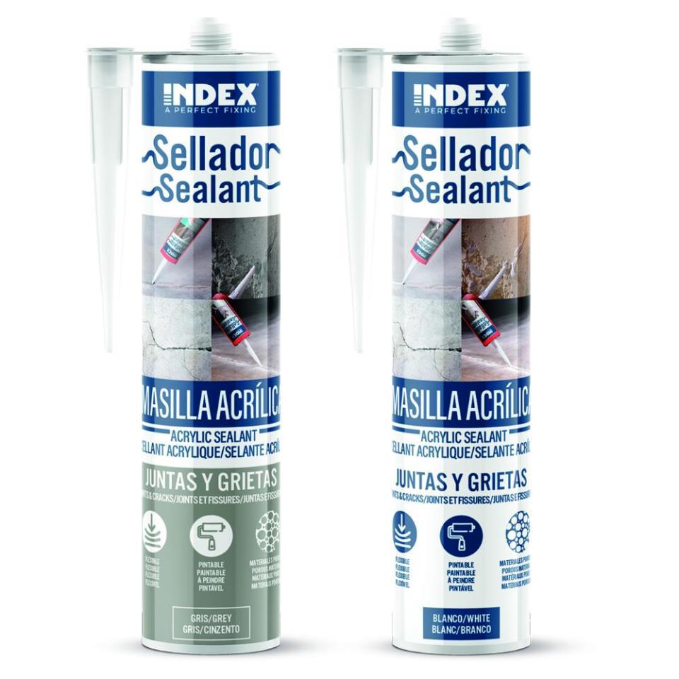 Siliconas - masilla acrílica para juntas y grietas