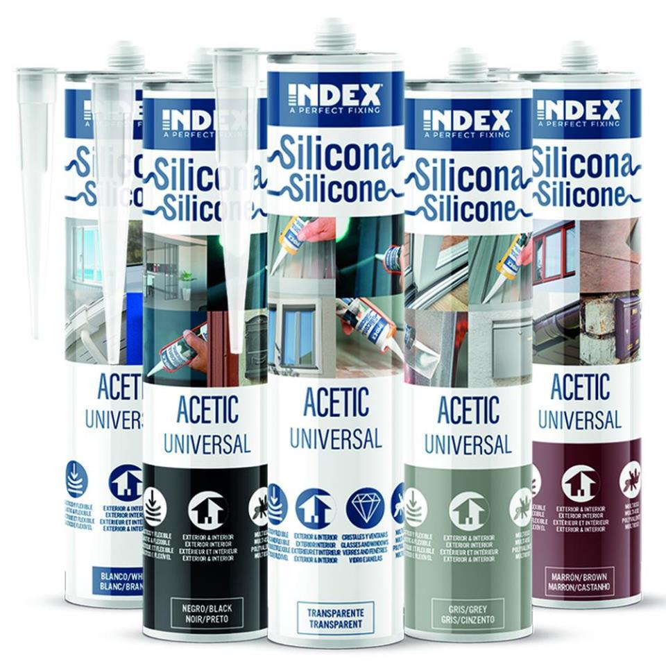 Siliconas - silicona acética universal multiusos