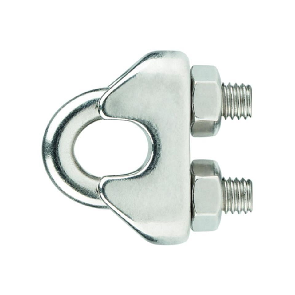 Sujetacable din 741 - inoxidable a4  medida   m5 ø