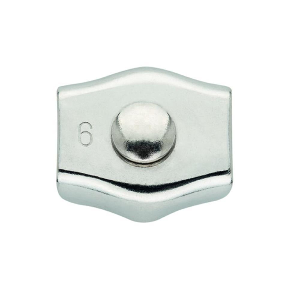 Sujetacable plano - simple  inoxidable a4  medida