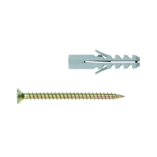 Taco de nylon - taco   tirafondo  medida   8x40 ø8
