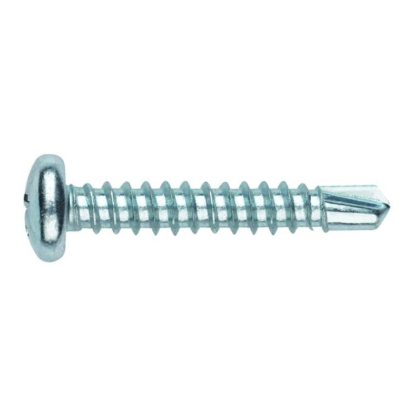 Tornillo autotaladrante de cabeza alomada - zincad
