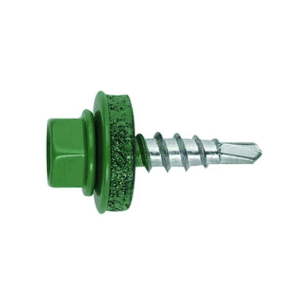 Tornillo cubierta metal madera - ral 6005  verde m