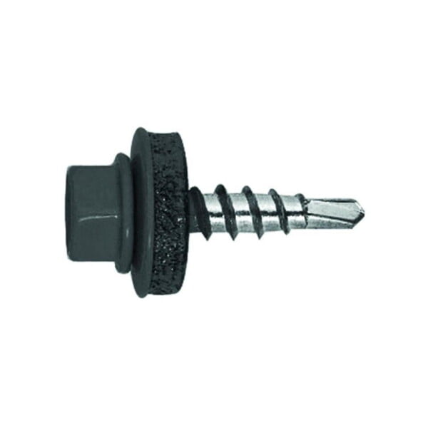 Tornillo cubierta metal madera - ral 8019  gris pa
