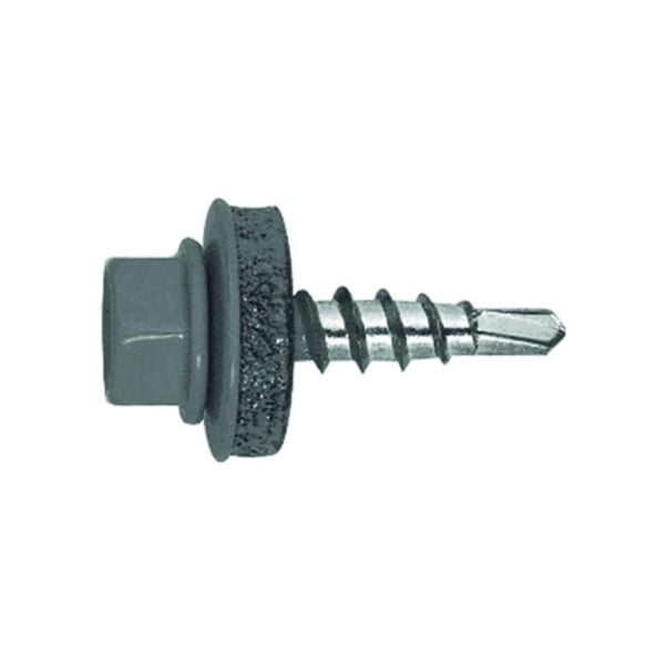 Tornillo cubierta metal madera - ral 9006  gris al