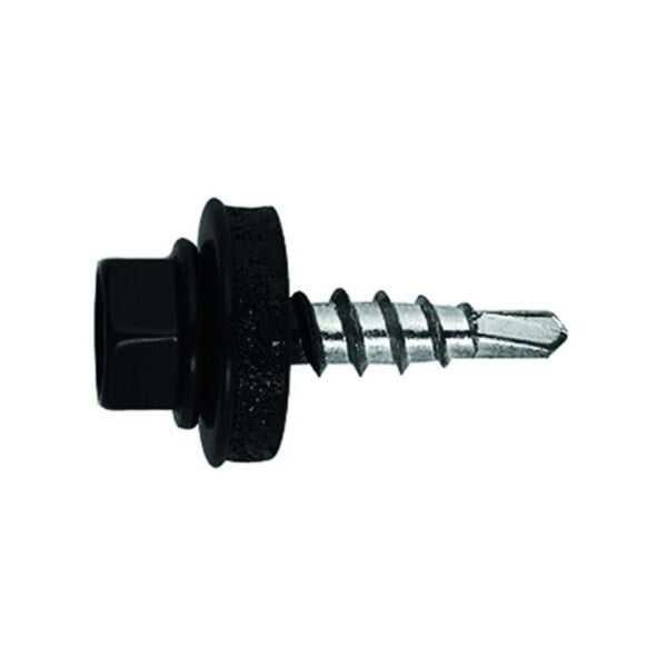 Tornillo cubierta metal madera - ral 9011  negro