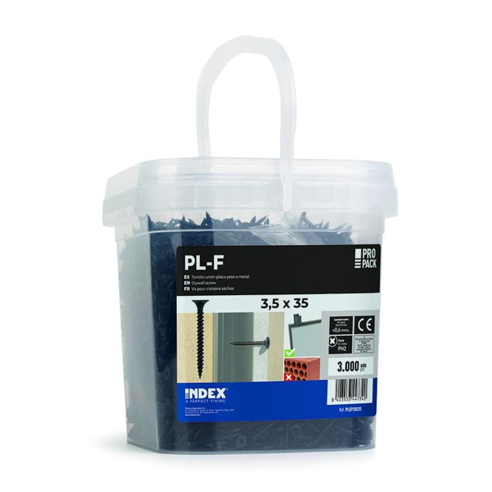 Tornillo para placa de yeso de altas prestaciones