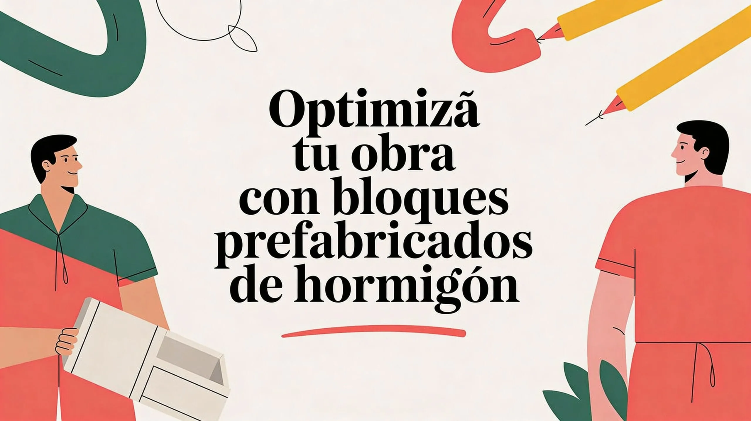 Optimiza tu obra con bloques prefabricados de hormigon - prefabricated concrete blocks construction