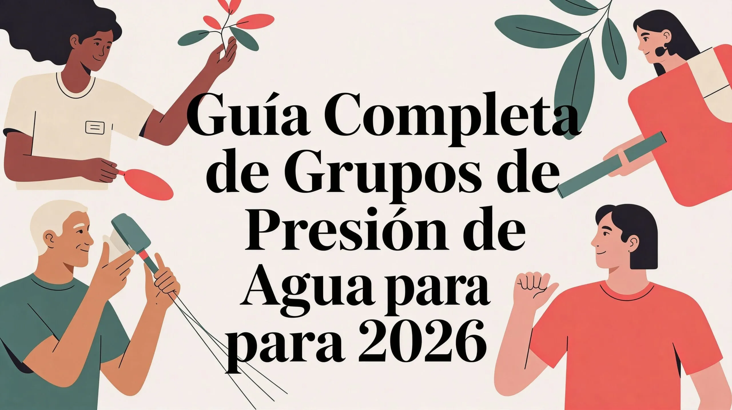Guía completa de grupos presion agua para 2026 - water pressure groups watering