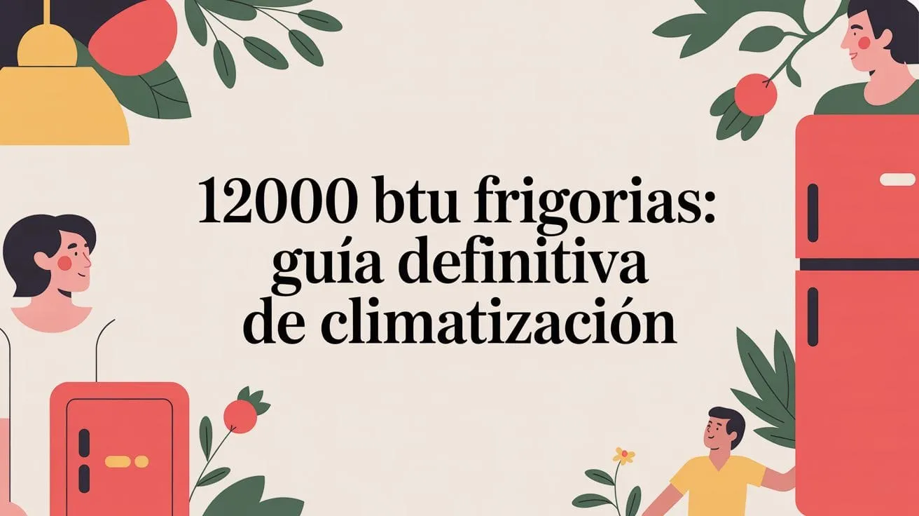 Guía de 12000 btu frigorias