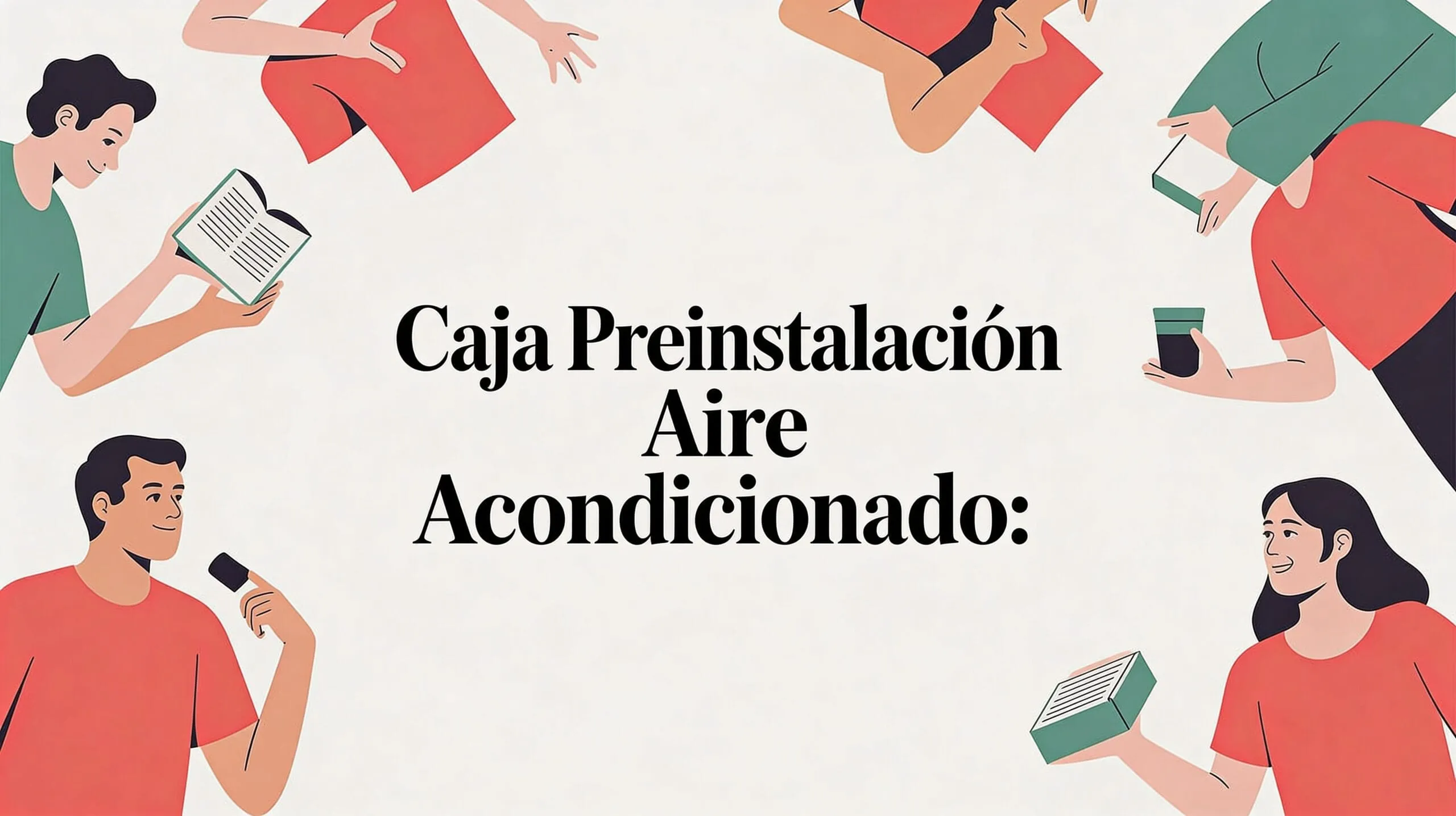 Instalación de caja preinstalacion aire acondicionado