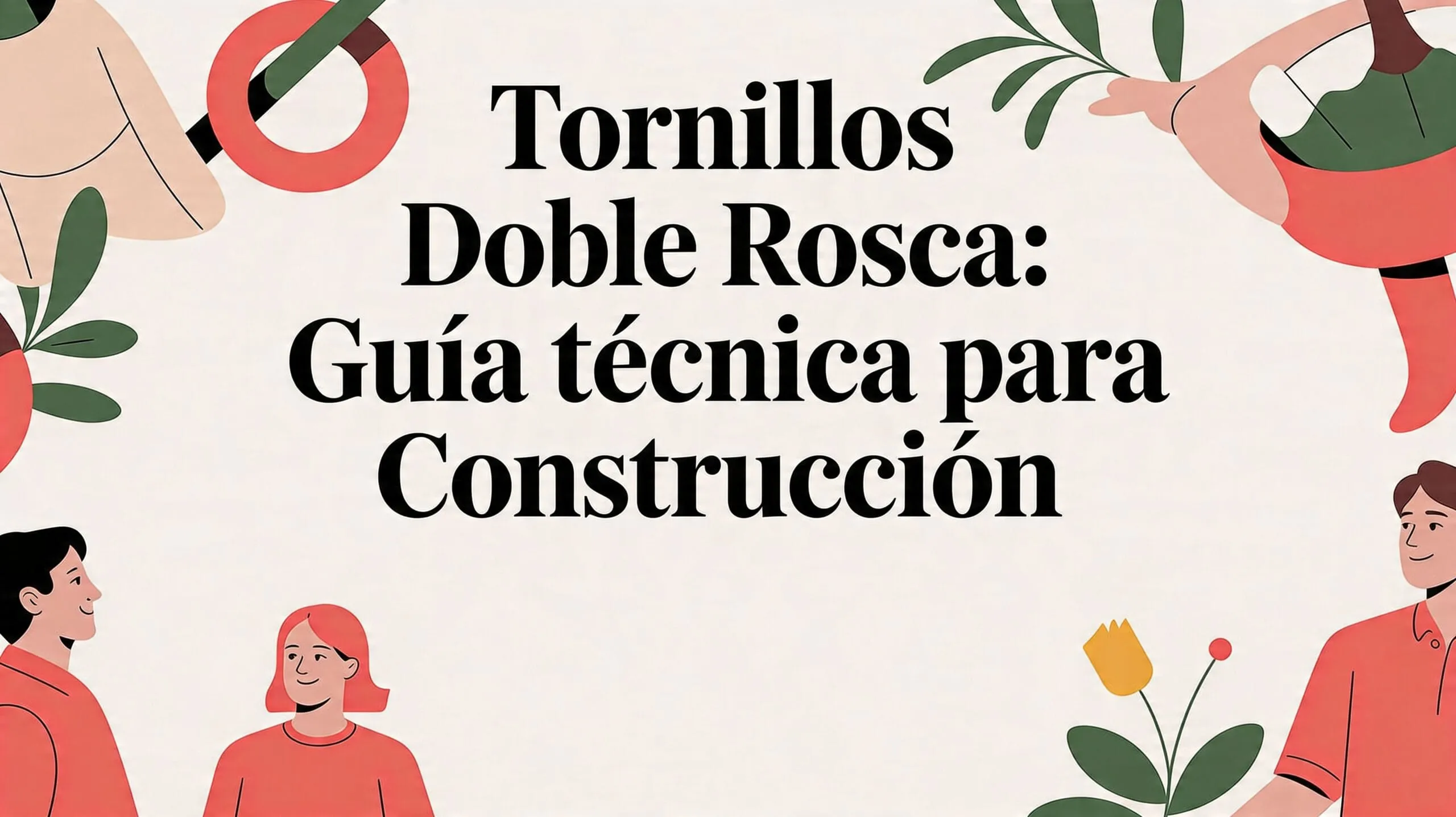 Guía técnica de tornillos Doble Rosca