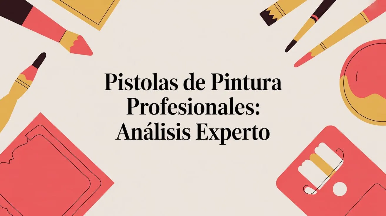 Aplicación profesional de pistolas de Pintura Profesionales