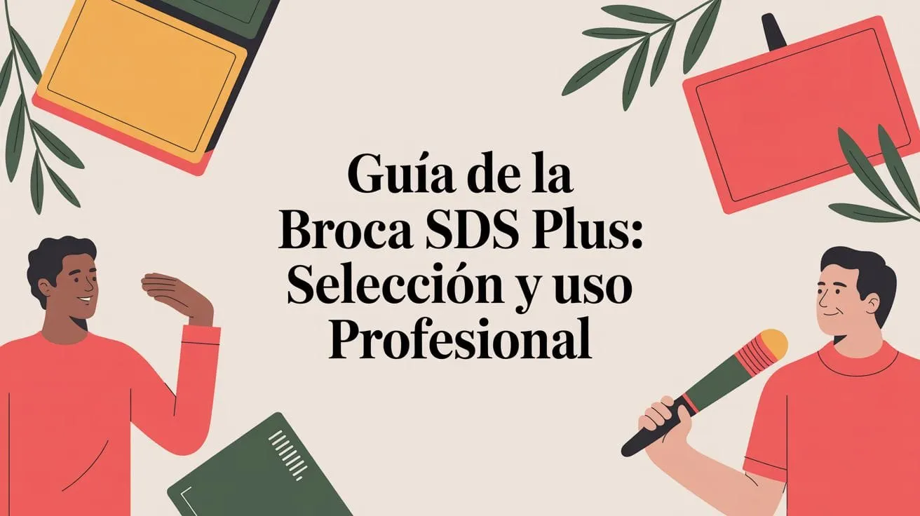 Aplicación profesional de guía de la Broca SDS Plus