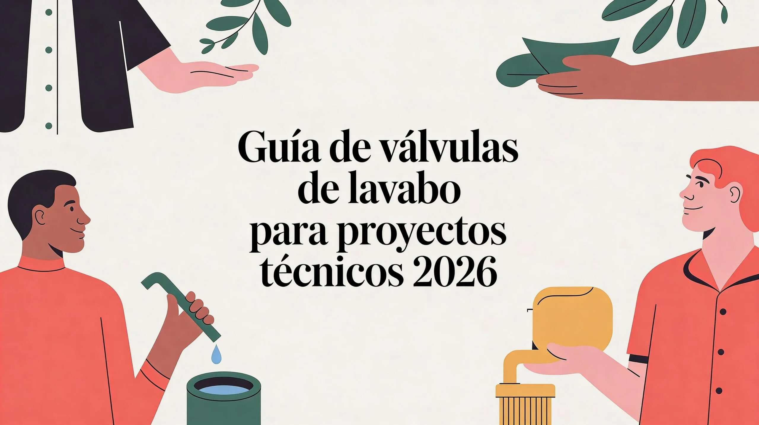 Guía técnica de guía de valvulas de lavabo para proyectos técnicos 2026