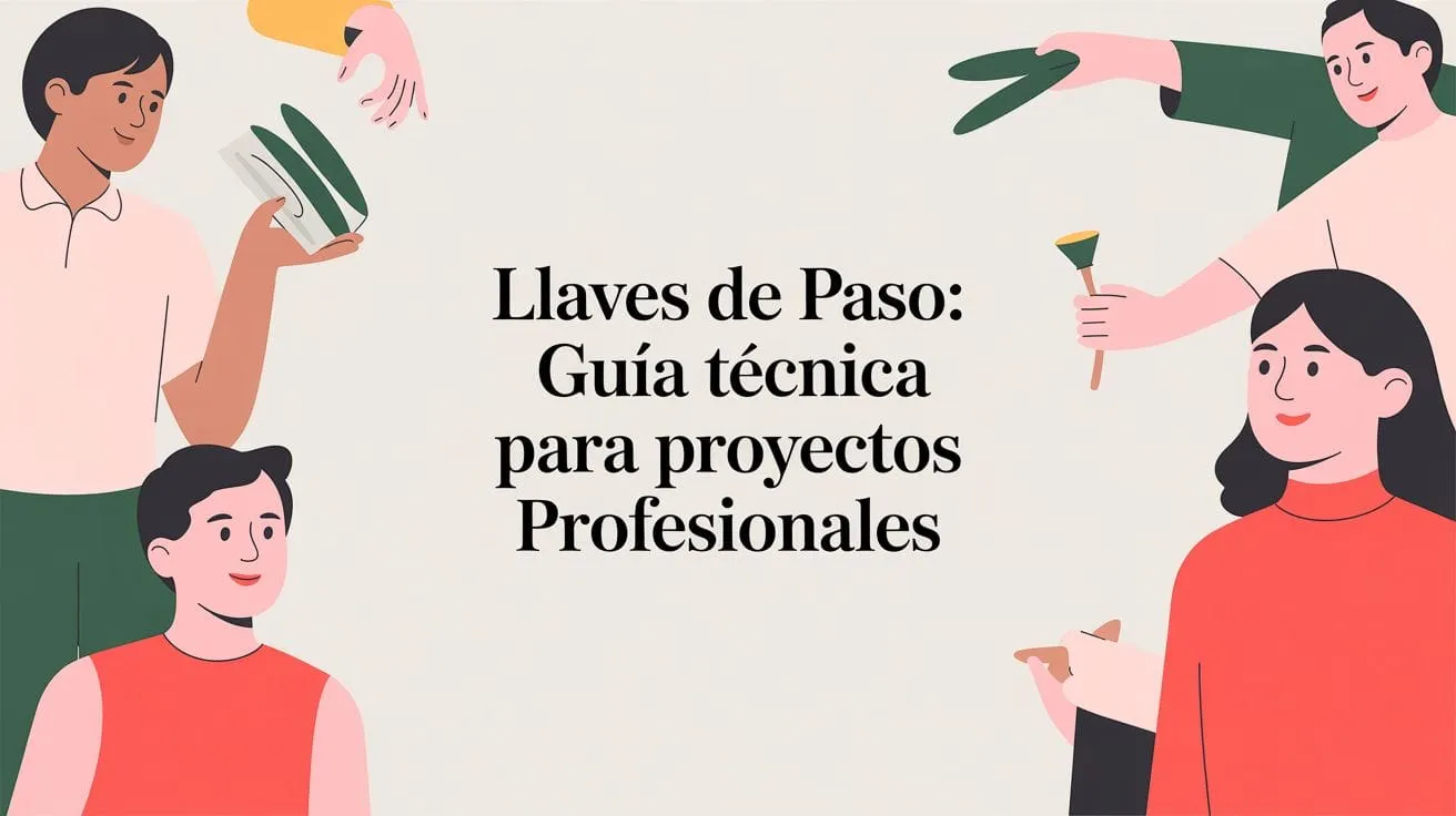 Aplicación profesional de llaves de Paso