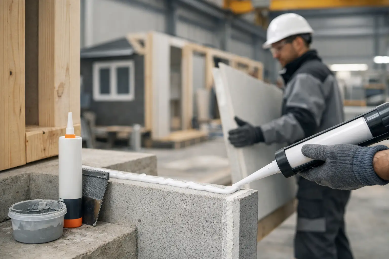 Adhesivos técnicos para construcción industrializada