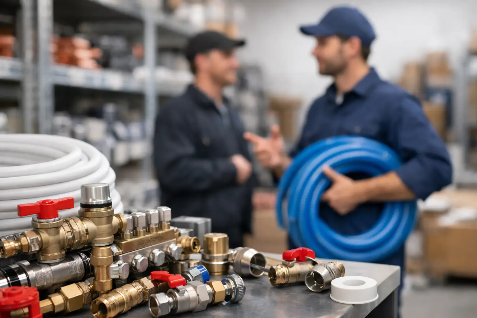 Distribuidor de fontanería para instaladoras