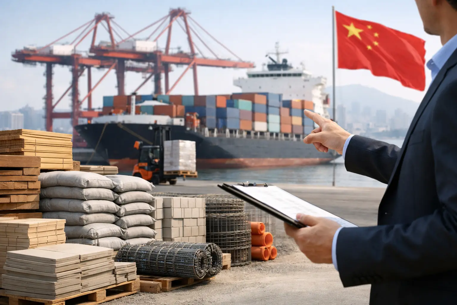 Importar materiales de construcción desde China