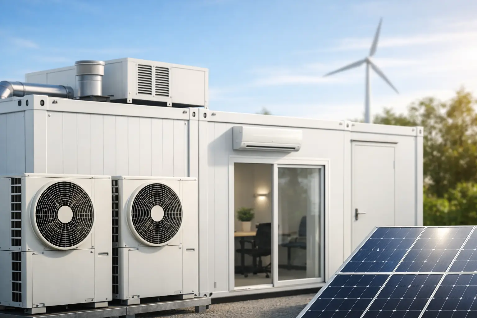 Soluciones de climatización para módulos eficientes